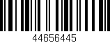 Código de barras (EAN, GTIN, SKU, ISBN): '44656445'