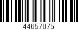 Código de barras (EAN, GTIN, SKU, ISBN): '44657075'