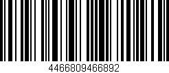 Código de barras (EAN, GTIN, SKU, ISBN): '4466809466892'