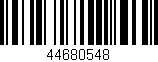 Código de barras (EAN, GTIN, SKU, ISBN): '44680548'
