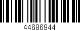 Código de barras (EAN, GTIN, SKU, ISBN): '44686944'