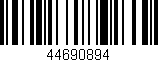 Código de barras (EAN, GTIN, SKU, ISBN): '44690894'