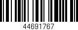 Código de barras (EAN, GTIN, SKU, ISBN): '44691767'