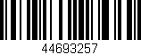 Código de barras (EAN, GTIN, SKU, ISBN): '44693257'