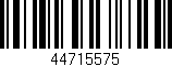 Código de barras (EAN, GTIN, SKU, ISBN): '44715575'