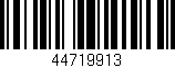 Código de barras (EAN, GTIN, SKU, ISBN): '44719913'