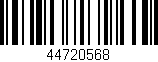 Código de barras (EAN, GTIN, SKU, ISBN): '44720568'