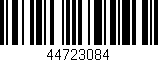Código de barras (EAN, GTIN, SKU, ISBN): '44723084'