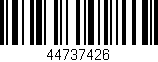 Código de barras (EAN, GTIN, SKU, ISBN): '44737426'