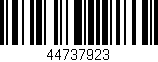 Código de barras (EAN, GTIN, SKU, ISBN): '44737923'