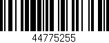 Código de barras (EAN, GTIN, SKU, ISBN): '44775255'