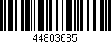 Código de barras (EAN, GTIN, SKU, ISBN): '44803685'