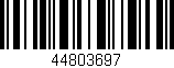 Código de barras (EAN, GTIN, SKU, ISBN): '44803697'