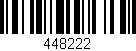 Código de barras (EAN, GTIN, SKU, ISBN): '448222'