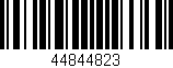 Código de barras (EAN, GTIN, SKU, ISBN): '44844823'