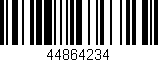 Código de barras (EAN, GTIN, SKU, ISBN): '44864234'