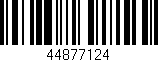 Código de barras (EAN, GTIN, SKU, ISBN): '44877124'