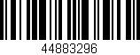 Código de barras (EAN, GTIN, SKU, ISBN): '44883296'