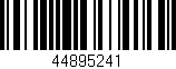 Código de barras (EAN, GTIN, SKU, ISBN): '44895241'