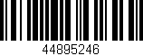 Código de barras (EAN, GTIN, SKU, ISBN): '44895246'