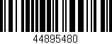 Código de barras (EAN, GTIN, SKU, ISBN): '44895480'