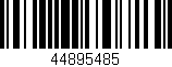 Código de barras (EAN, GTIN, SKU, ISBN): '44895485'