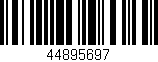 Código de barras (EAN, GTIN, SKU, ISBN): '44895697'