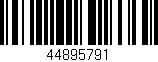 Código de barras (EAN, GTIN, SKU, ISBN): '44895791'
