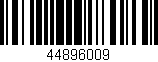 Código de barras (EAN, GTIN, SKU, ISBN): '44896009'