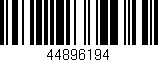 Código de barras (EAN, GTIN, SKU, ISBN): '44896194'