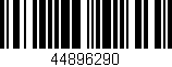 Código de barras (EAN, GTIN, SKU, ISBN): '44896290'