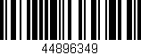 Código de barras (EAN, GTIN, SKU, ISBN): '44896349'