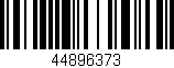 Código de barras (EAN, GTIN, SKU, ISBN): '44896373'