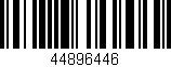 Código de barras (EAN, GTIN, SKU, ISBN): '44896446'
