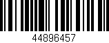 Código de barras (EAN, GTIN, SKU, ISBN): '44896457'