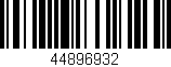 Código de barras (EAN, GTIN, SKU, ISBN): '44896932'