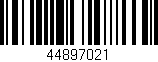 Código de barras (EAN, GTIN, SKU, ISBN): '44897021'