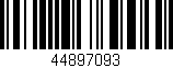 Código de barras (EAN, GTIN, SKU, ISBN): '44897093'