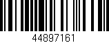 Código de barras (EAN, GTIN, SKU, ISBN): '44897161'