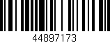 Código de barras (EAN, GTIN, SKU, ISBN): '44897173'
