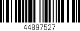 Código de barras (EAN, GTIN, SKU, ISBN): '44897527'