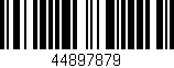 Código de barras (EAN, GTIN, SKU, ISBN): '44897879'