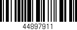 Código de barras (EAN, GTIN, SKU, ISBN): '44897911'