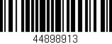 Código de barras (EAN, GTIN, SKU, ISBN): '44898913'