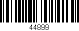 Código de barras (EAN, GTIN, SKU, ISBN): '44899'