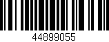 Código de barras (EAN, GTIN, SKU, ISBN): '44899055'