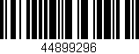 Código de barras (EAN, GTIN, SKU, ISBN): '44899296'