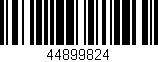 Código de barras (EAN, GTIN, SKU, ISBN): '44899824'