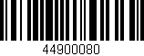 Código de barras (EAN, GTIN, SKU, ISBN): '44900080'