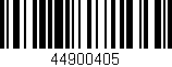 Código de barras (EAN, GTIN, SKU, ISBN): '44900405'